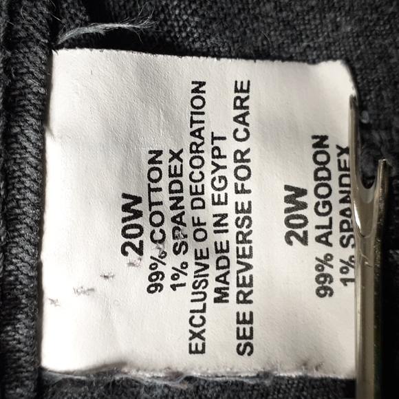 Just My Size Bootcut Curvy Faded Black Jeans Size 20W - Picture 13 of 16